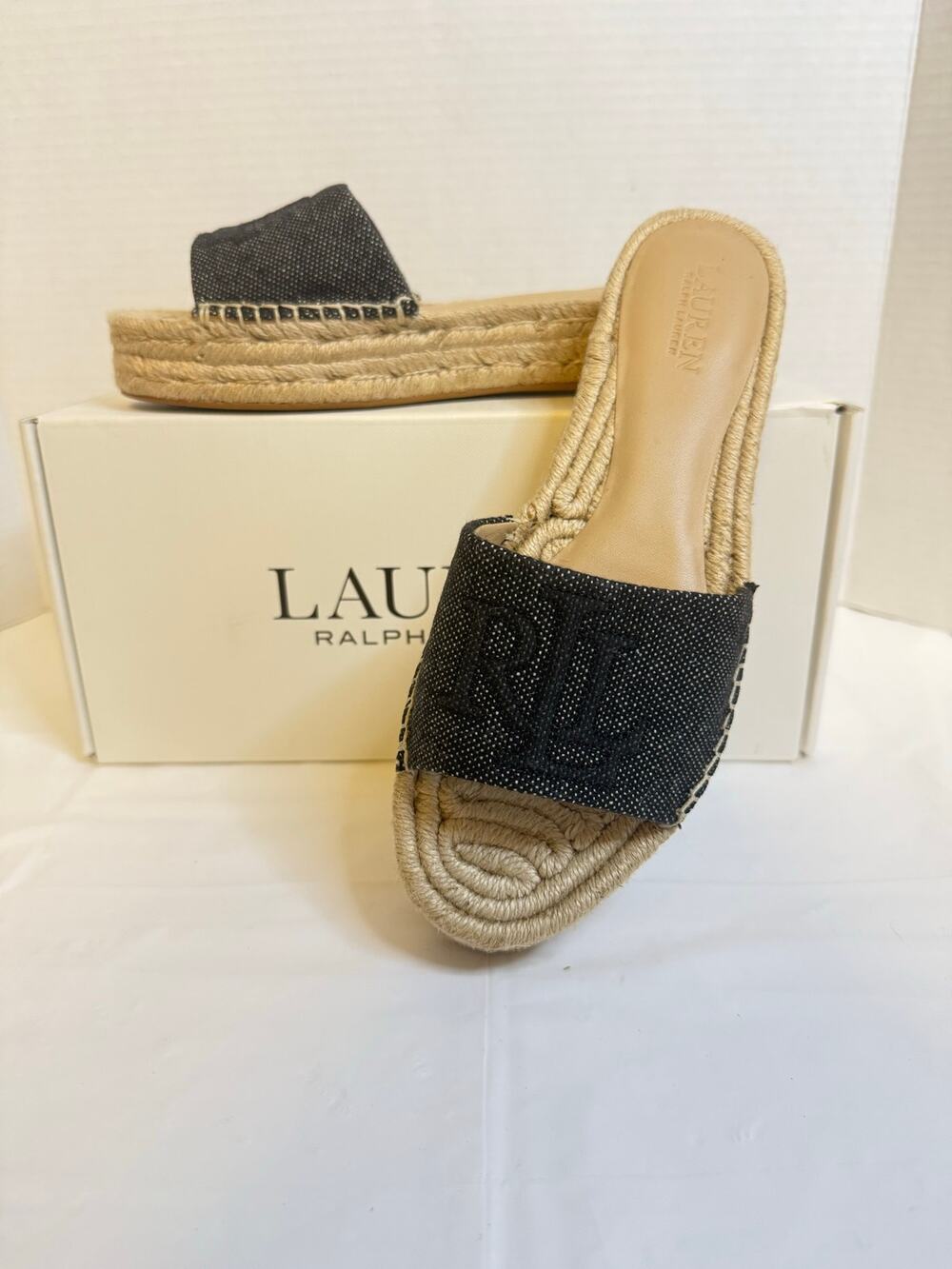Lauren Ralph Lauren women’s Polly espadrille, 1.5” platform
